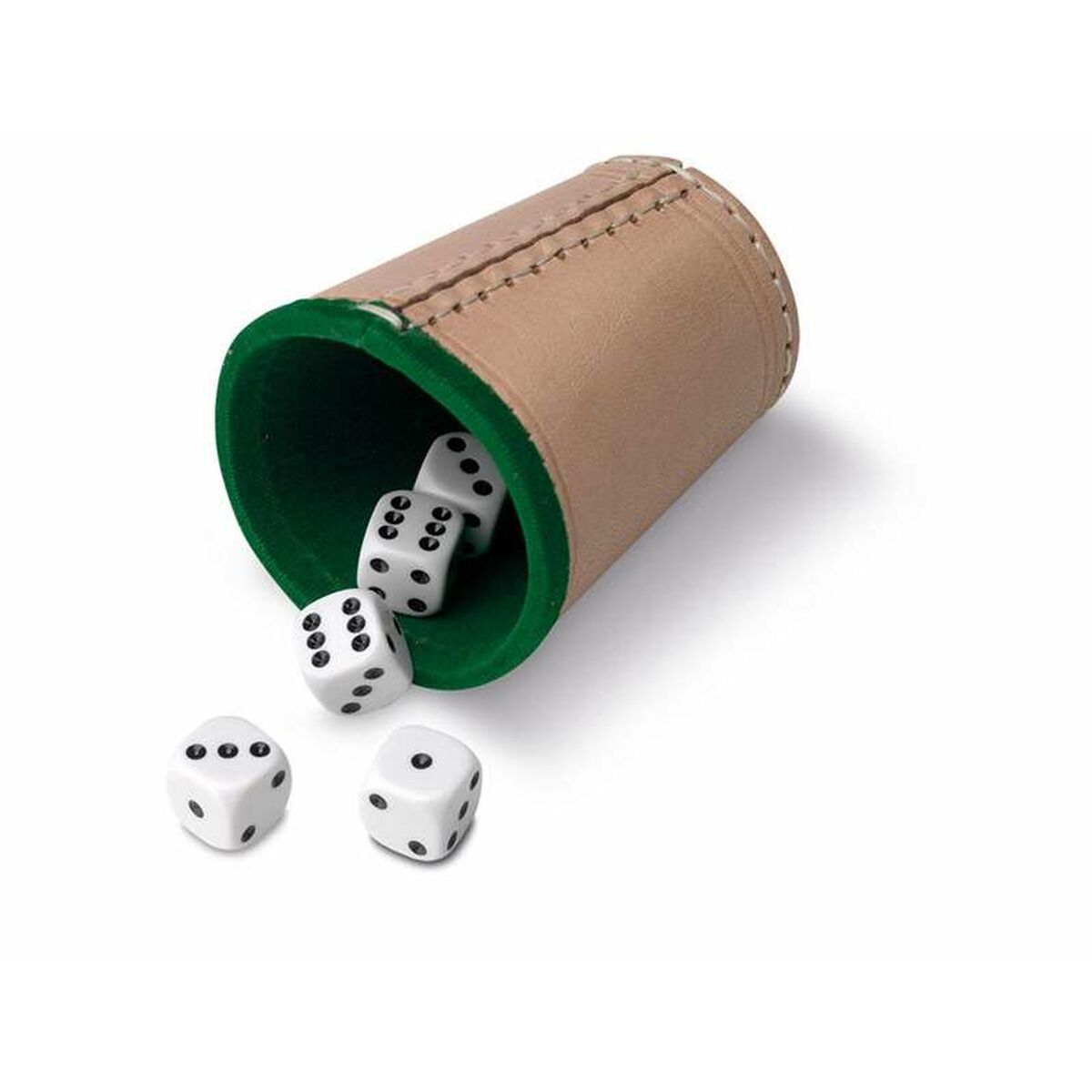 Shaker with Poker Dice Cayro