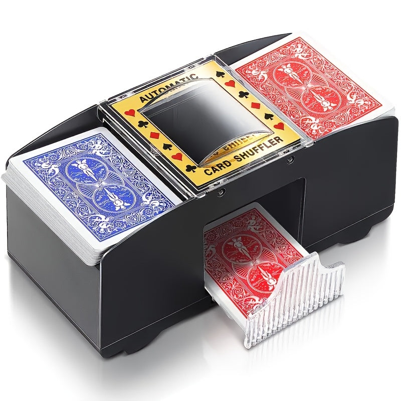 Dual Deck Automatic Card Shuffler for Poker Blackjack